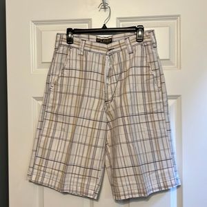 Plaid galaxy men’s shorts